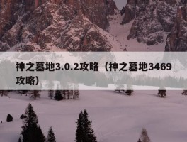 神之墓地3.0.2攻略（神之墓地3469攻略）