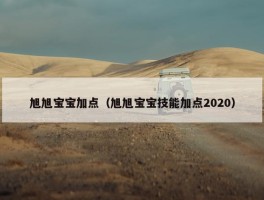 旭旭宝宝加点（旭旭宝宝技能加点2020）