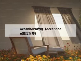 oceanhorn攻略（oceanhorn游戏攻略）