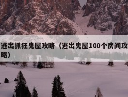 逃出抓狂鬼屋攻略（逃出鬼屋100个房间攻略）